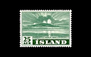 Islanti 248 ** Hekla 25 aur (1948)