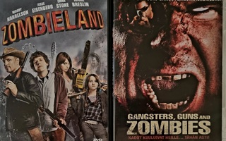 ZOMBIELAND JA GANGSTERS, GUNS AND ZOMBIES DVD