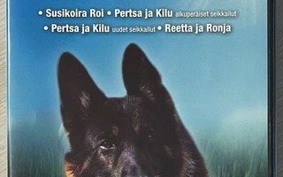 Susikoira Roi / Pertsa ja Kilu / Reetta ja Ronja (4DVD) UUSI