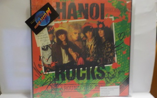 HANOI ROCKS - UP AROUND THE BEND M-/M- EP + NIMMARIT!!!!
