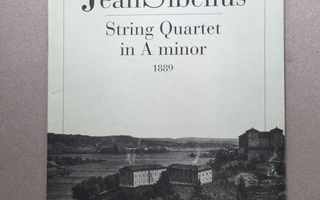 Jean Sibelius, String Quartet in A minor 1889