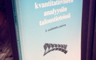 Johdatus kvantitatiiviseen analyysiin taloustieteissä