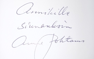 Kirkkainta kruunua kohti -ANNE POHTAMO (SIGNED) Sis.pk