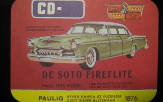 Minimoi nro 1674 - De Soto Fireflite 1955 kiertämätön H-1106