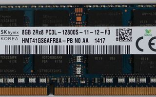 8Gb DDR3 läppäriin