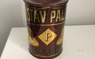 Gustav Paulig vanha kahvipurkki
