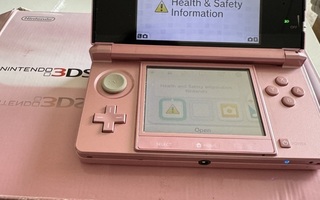 Nintendo 3DS Pearl Pink+Peli