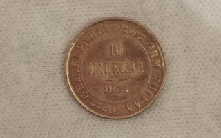 Kultaraha, Suomi, 10 markkaa 1913