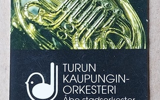 Turku Turun kaupunginorkesteri puhelinkortti 10 mk