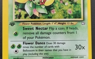 Pokemon kortti Bellossom Neo genesis 1st edition holo