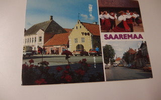 Kulkenut postikortti , Saaremaa , 80-90 -luvulta