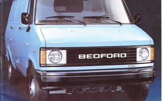 Bedford Blitz CF -esite 80-luvun alusta