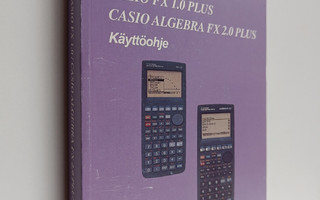 Casio FX 1.0 Plus, Casio Algebra FX 2.0 Plus käyttöohje