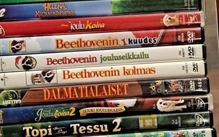 lasten dvd-elokuvia mm. ihania Beethoven-elokuvia