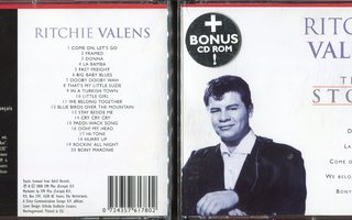 RITCHIE VALENS . CD + CD-ROM -LEVYT . THE STORY