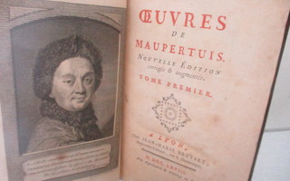 De Maupertuisin Lapin matka ja muita tutkim.   3 kirjaa 1768