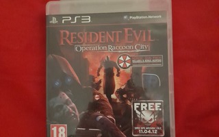 Resident Evil-Operation Raccoon City Ps 3 peli