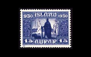 Islanti 129 ** Alltinget 15 A (1930)