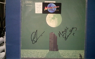 MIKE OLDFIELD - CRISES EX/EX LP NIMMAREILLA