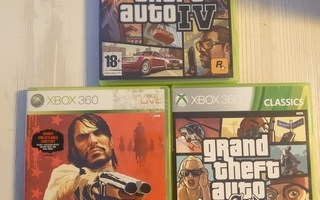 Rockstar pelit xbox 360