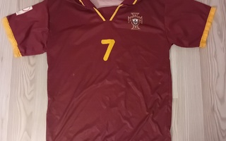 Figo #7 pelipaita Portugali paita soccer jersey