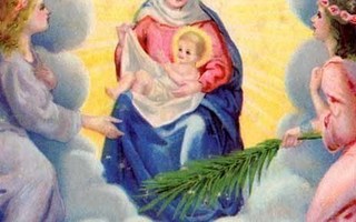SEIMI / Runollinen Maria, Jeesus-lapsi ja enkelit. 1930-l.