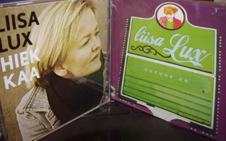 2 Kpl Liisa Lux cd-levyjä: Hiekkaa & Liisa Lux