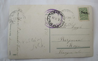 VANHA Postikortti Rivileima Selki Koski 1915