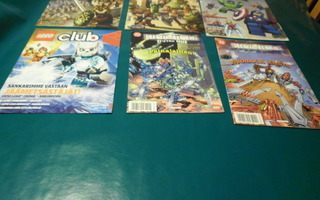 DC Bionicle 1-2/2005 (2 kpl) sekä Lego Club-lehdet (4 kpl)