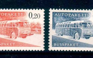 Autopaketti  1963  sarja  postituore
