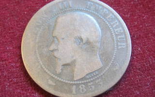 10 centimes 1853W Ranska-France