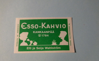 TT-etiketti Esso-kahvio, Kankaanpää