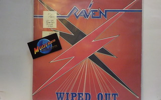 RAVEN - WIPED OUT M-/VG+ UK -82 LP