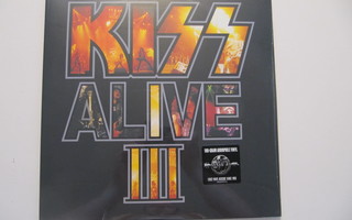 Kiss  Alive III LP Uusi kelmuusa Avattavat kannet 2 * LP