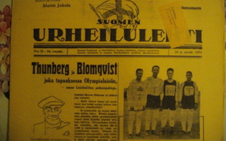 Suomen Urheilulehti Nro 76/1931 (28.9)