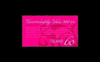 Islanti 1151 ** Naistenoikeuksien yhdistys 100v (2007)