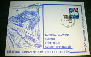 Itävalta erikoiskortti 1981