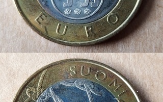 Maakuntaraha HÄME 5 euroa - vaakuna Ilves