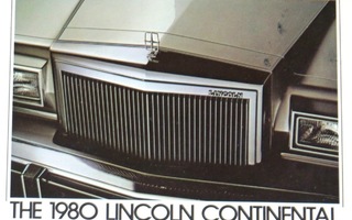 1980 Lincoln Continental esite - 24 sivua
