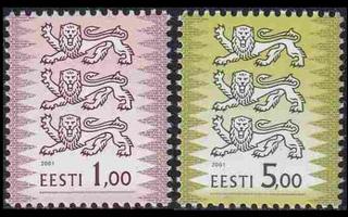 Eesti 412-3I ** Käyttösarja leijonat -01 (2001)