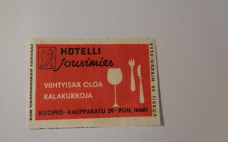 TT-etiketti Hotelli Jousimies, Kuopio