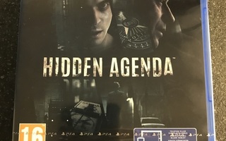 Hidden Agenda PS4 *UUSI*