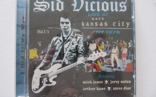 Sid Vicious  Live At Max's Kansas City, NY 1978 CD
