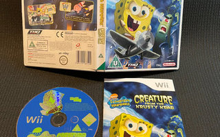 Spongebob Squarepants Creature From Krusty Krab Wii - CiB