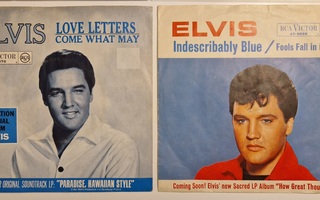 Kaksi Elvis Presley -singleä kuvakansilla vuodelta 1966