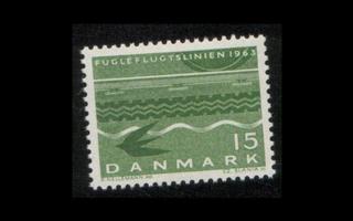 Tanska 413x ** Lauttalinja Linnuntie x-paperi (1963)