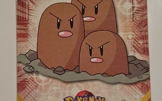 Pokemon Topps keräilykortti #51 Dugtrio