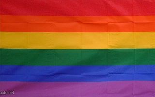 Sateenkaari lippu - Rainbow flag UUSI koko 90 cm x 150 cm