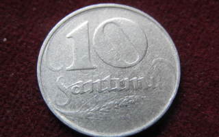 10 santimu 1922 Latvia