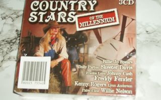 3 X CD Country Stars Of The Millenium (Uusi)